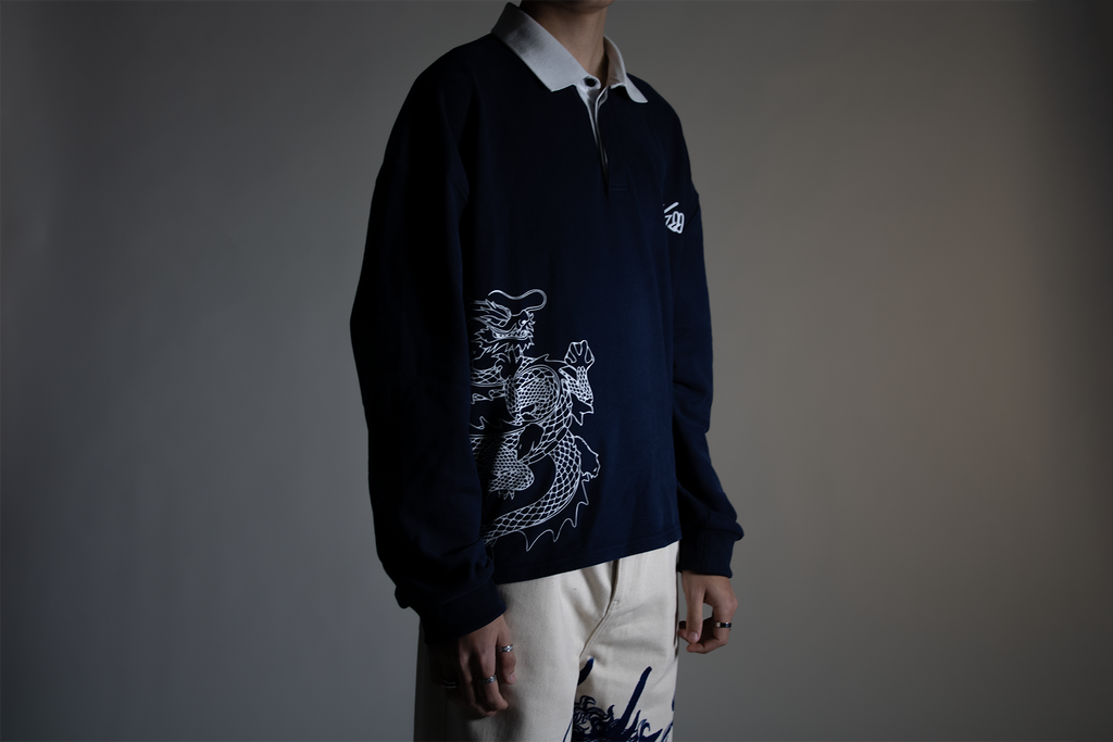 Dragon polo sweatshirt
